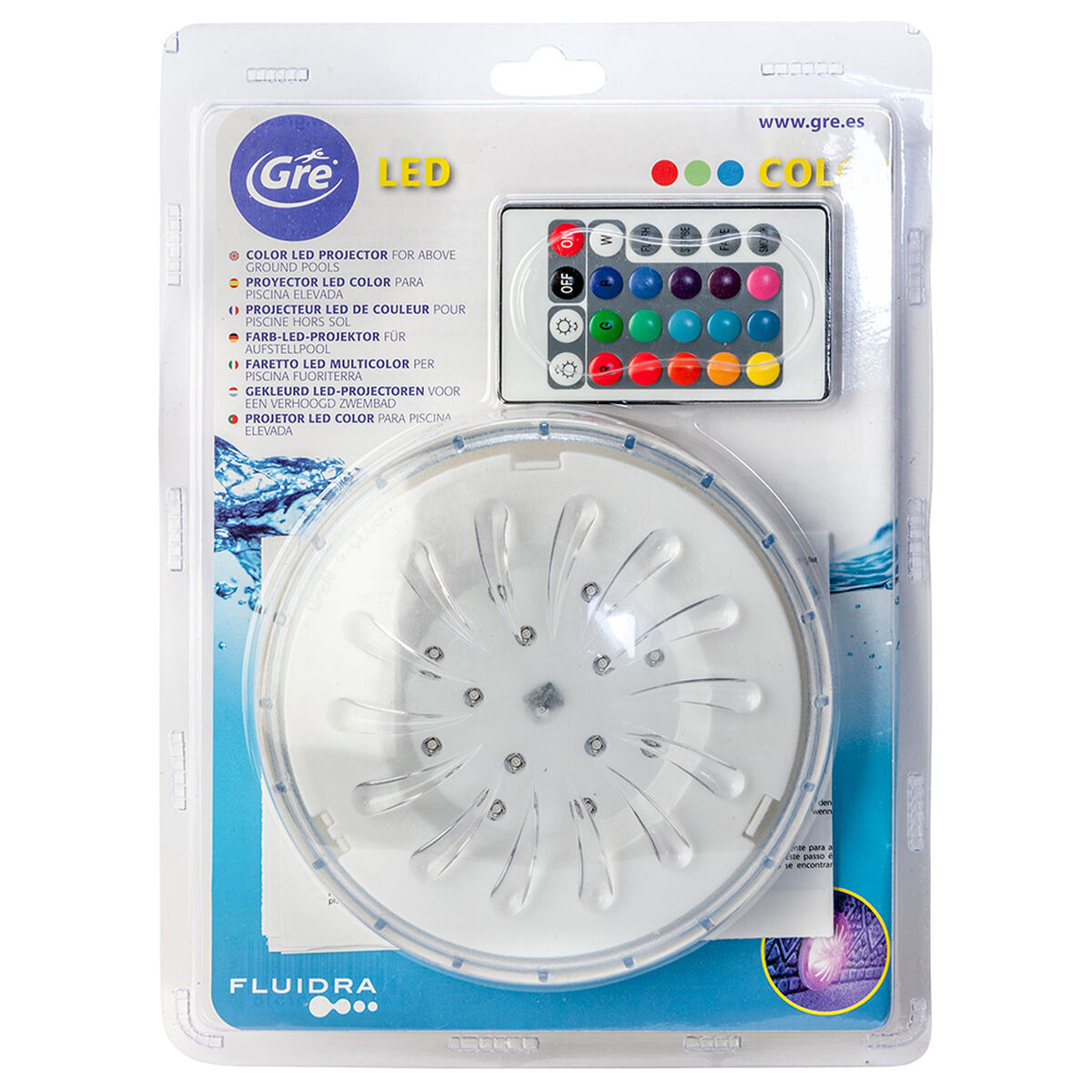 LED bodové světlo do bazénu Gre